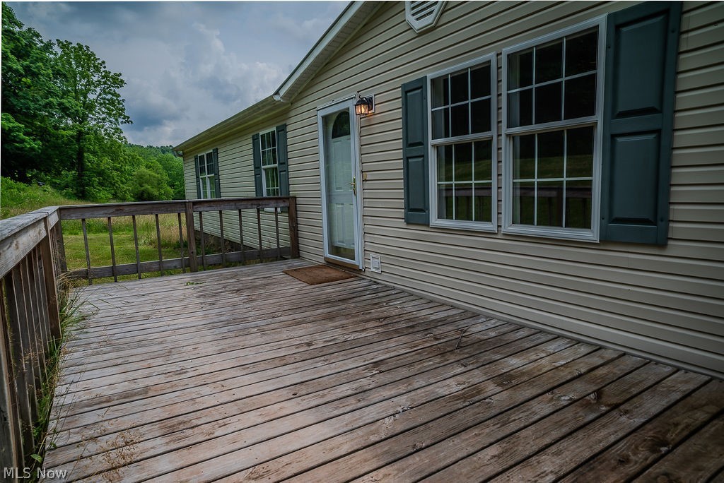 967 Buck Run Road Mineral Wells, WV 26150 - Photo 46 of 50 Expansive wood deck with a full railing system
