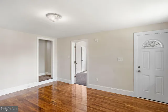 wooden floor in an empty room