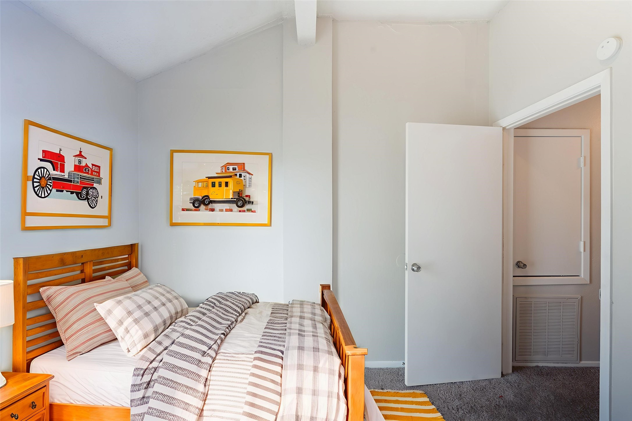 2302 Peaceful Valley Drive Spring, TX 77373 - Photo 5 of 39 a bedroom with a bed and a painting on the wall