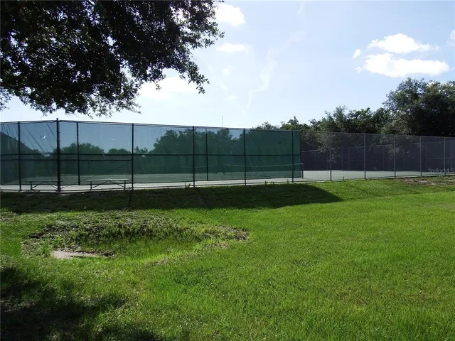 a view of a golf course