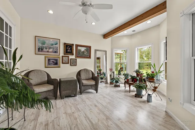 a bathroom with a double vanity sink mirror and shower