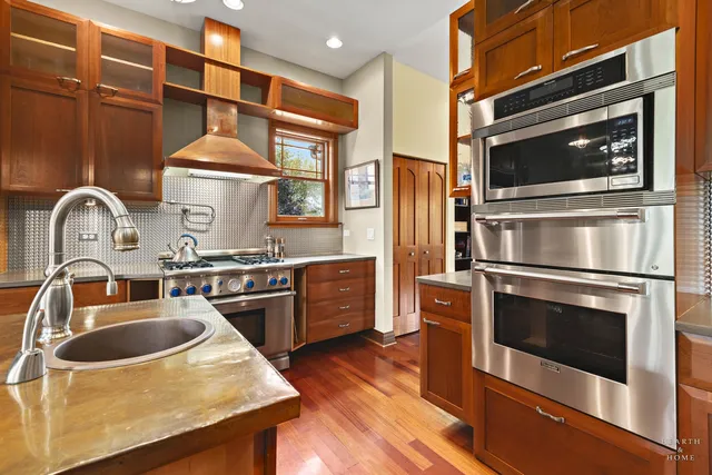 a living room with furniture fireplace and flat screen tv
