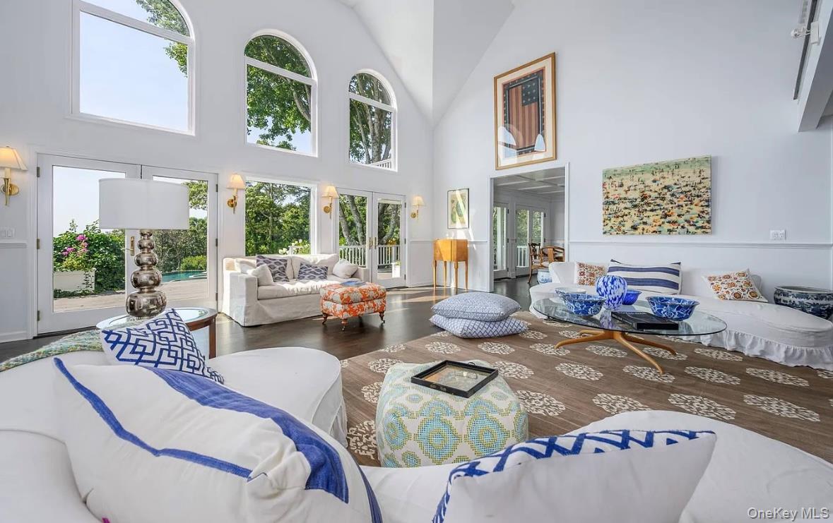 972 Noyac Path Water Mill, NY 11976 - Photo 11 of 40 a living room with furniture or couch and a large window