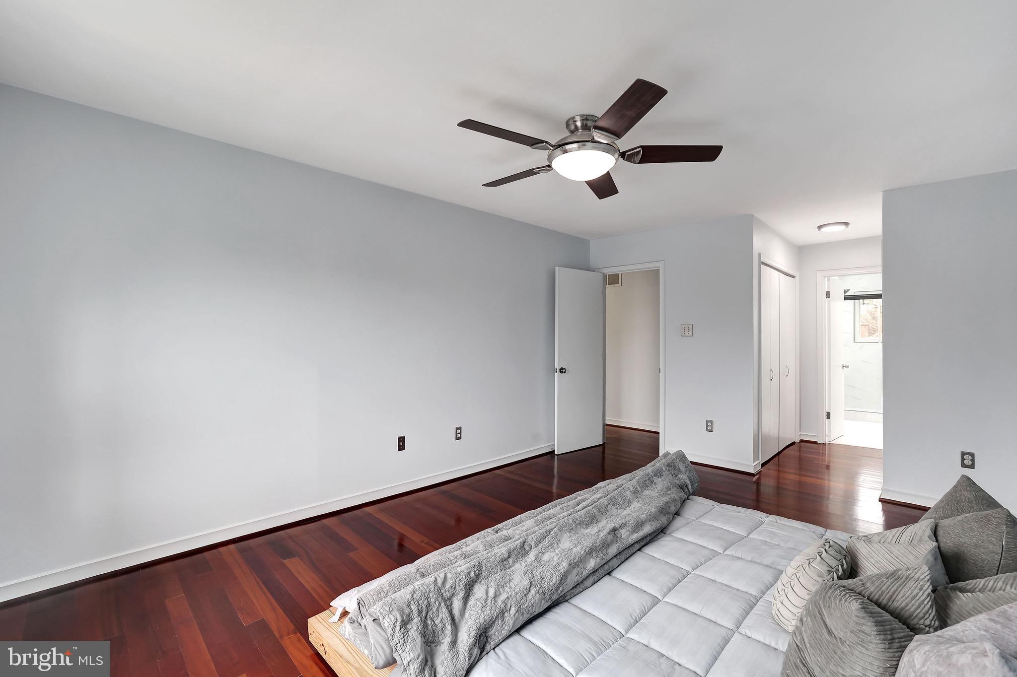 6313 Raritan Court Columbia, MD 21045 - Photo 28 of 80 Owner's Suite | Ceiling Fan | Brazilian Hardwood.