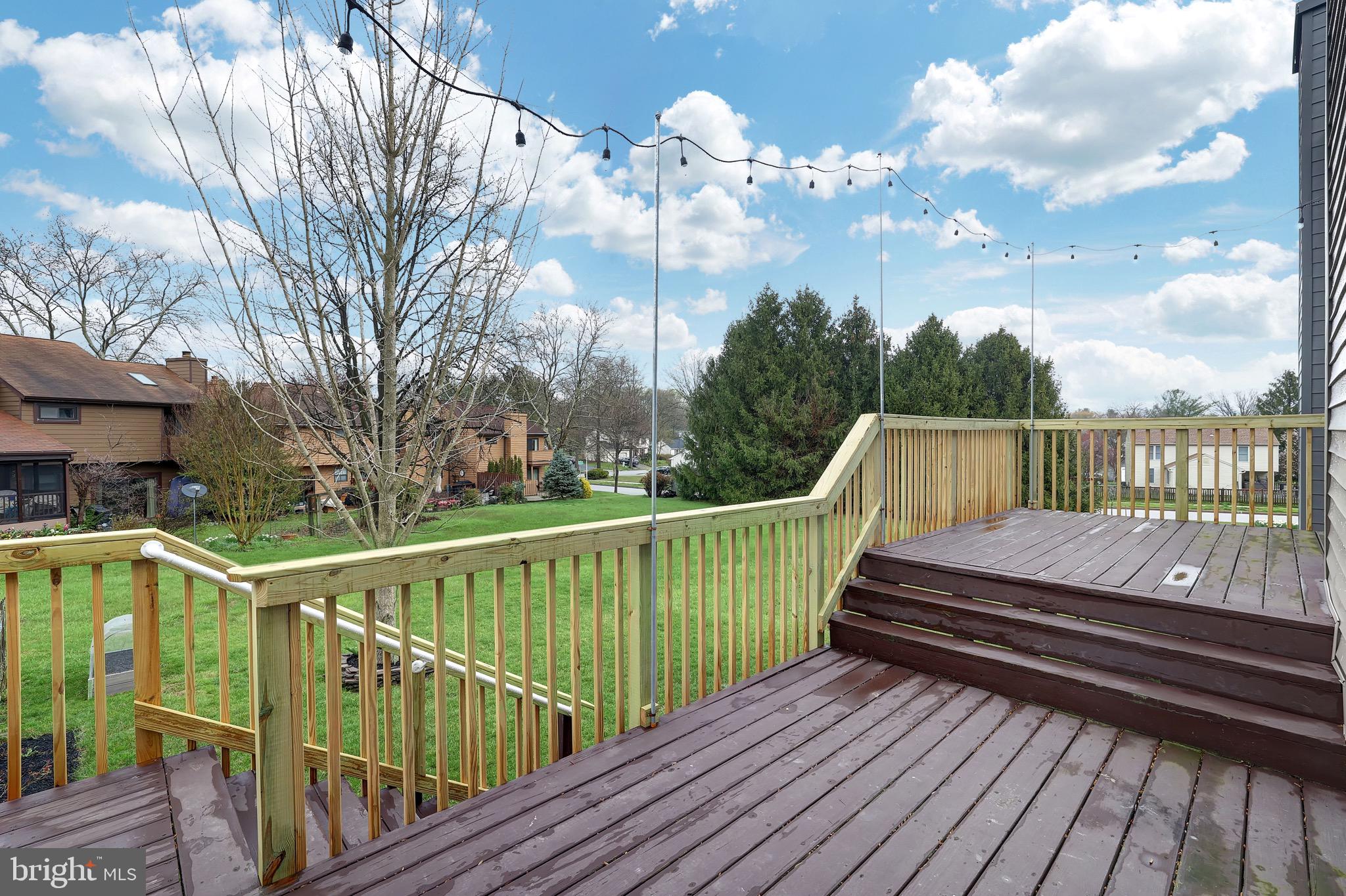 6313 Raritan Court Columbia, MD 21045 - Photo 58 of 80 Exterior Double Tiered Deck w/ Lights.
