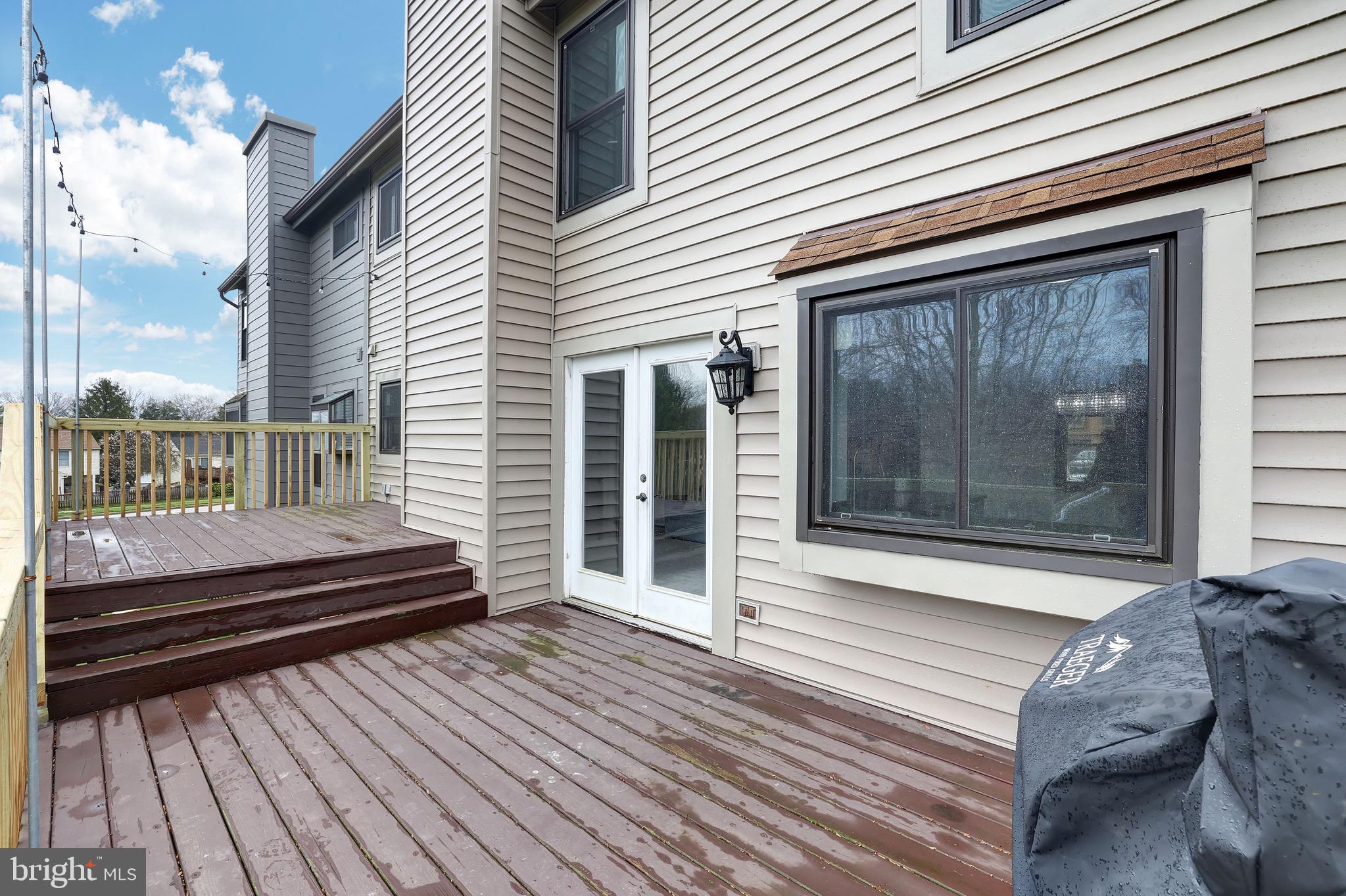 6313 Raritan Court Columbia, MD 21045 - Photo 59 of 80 Exterior Double Tiered Deck w/ Lights.