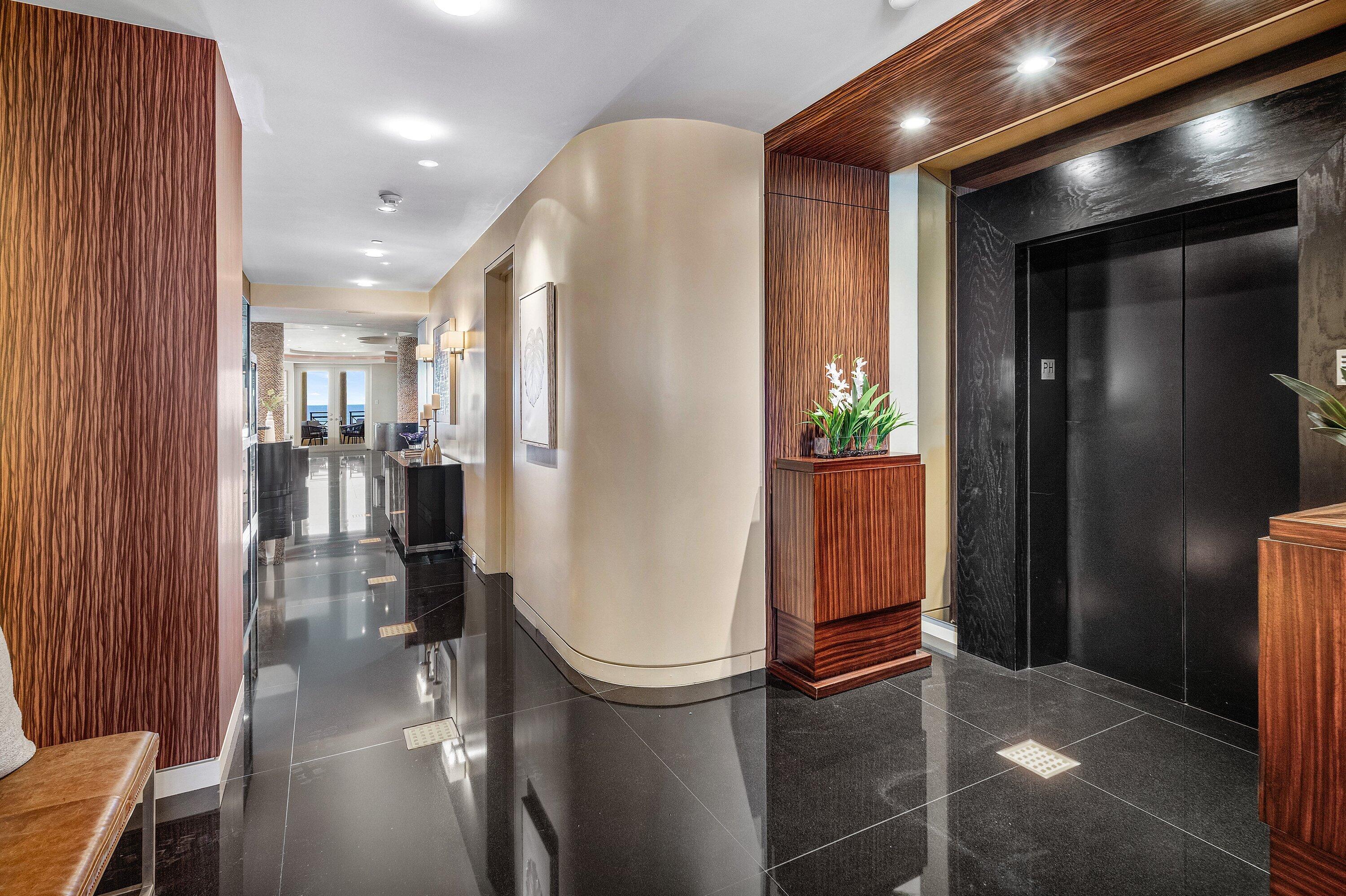 400 South Ocean Boulevard, Unit PH2 Boca Raton, FL 33432 - Photo 15 of 58 Private Elevator Entrance