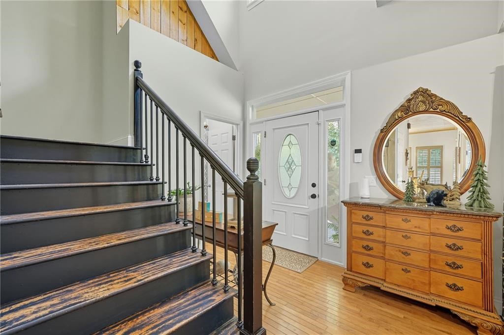 491 Hyde Road Jasper, GA 30143 - Photo 23 of 60 a view of a livingroom with wooden floor and furniture
