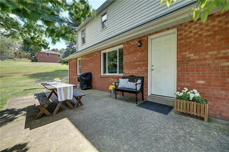 14 Conklin Road Washington, PA 15301 - Photo 22 of 25 Rear Patio off Kitchen/Dining Room