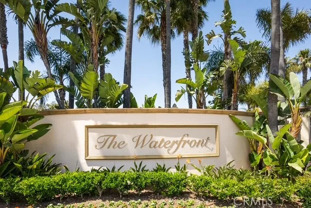 a sign on the side of a building