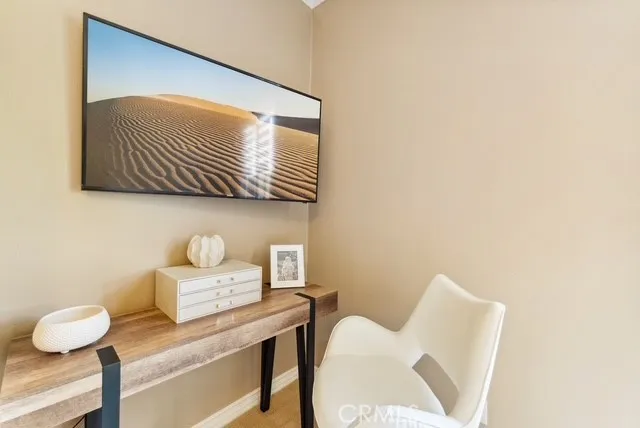 a view of a door and chair