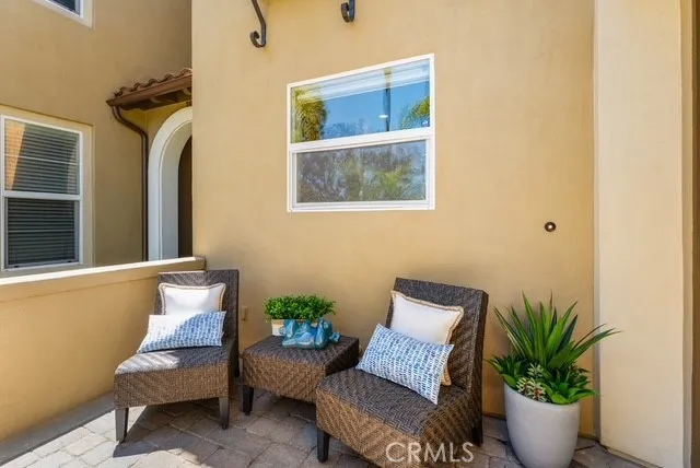 a view of front door of house