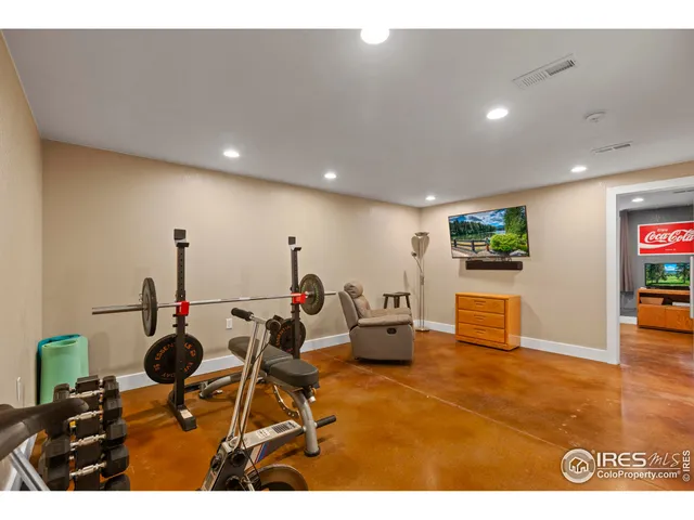 a view of a living room and dining room