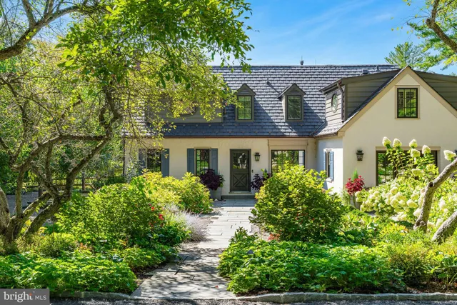 a view of yard with green space