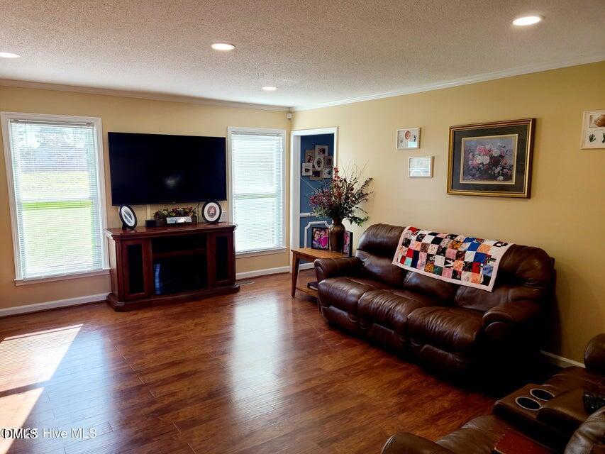 1000 High House Road Clinton, NC 28328 - Photo 9 of 36 a living room with furniture and a flat screen tv