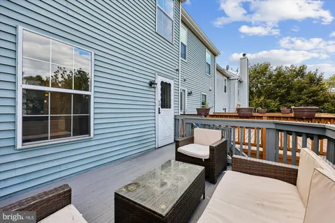 a outdoor view with a sitting space