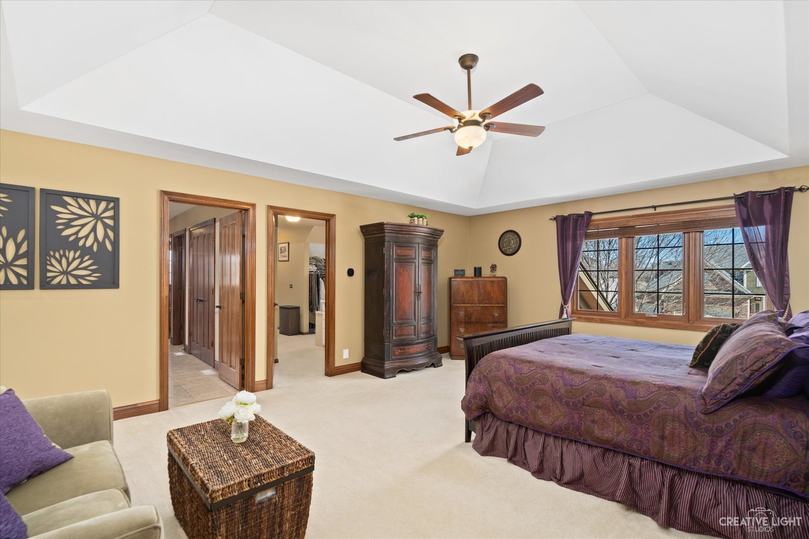 3519 Vanilla Grass Drive Naperville, IL 60564 - Photo 17 of 48 a bedroom with a bed couches and window