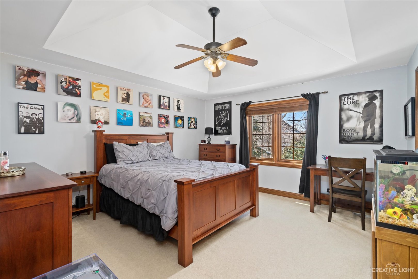3519 Vanilla Grass Drive Naperville, IL 60564 - Photo 23 of 48 a bedroom with a bed wooden floor and window
