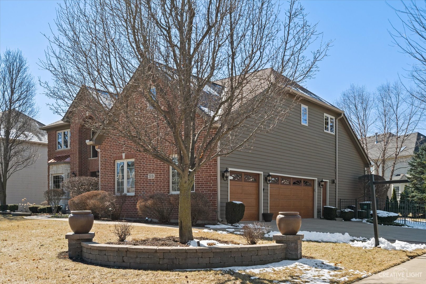 3519 Vanilla Grass Drive Naperville, IL 60564 - Photo 37 of 48 a front view of a house with garden