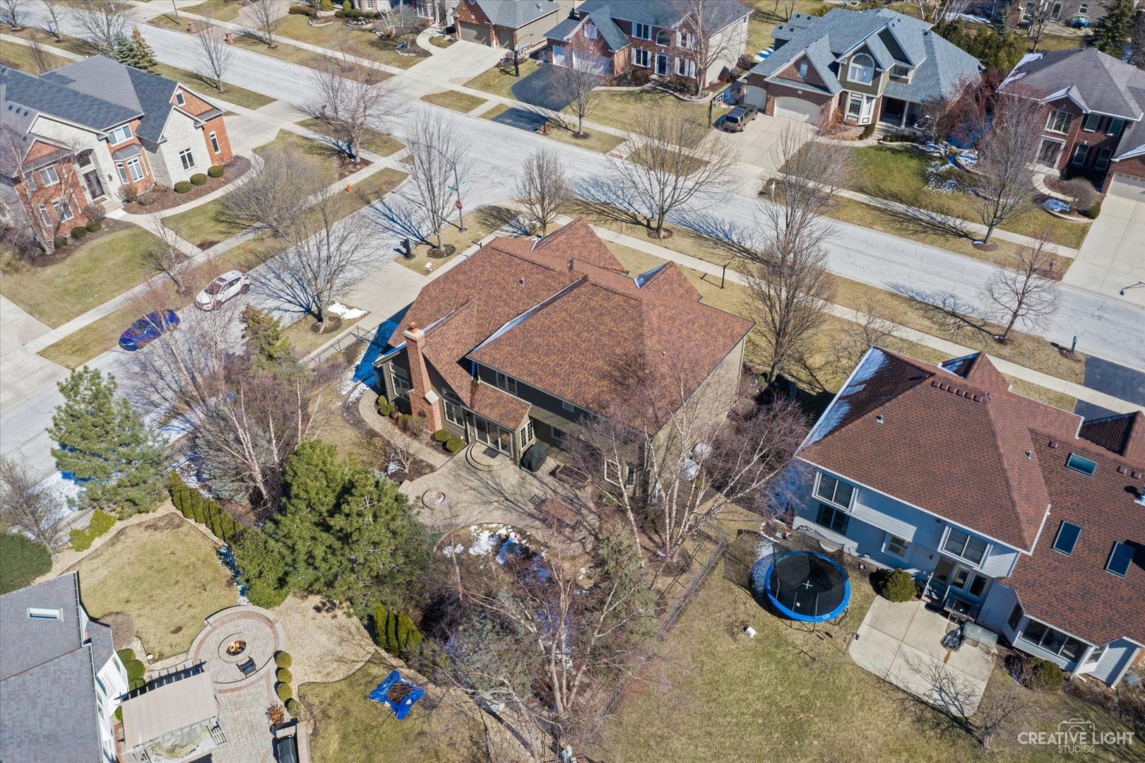 3519 Vanilla Grass Drive Naperville, IL 60564 - Photo 38 of 48 an aerial view of a house with yard