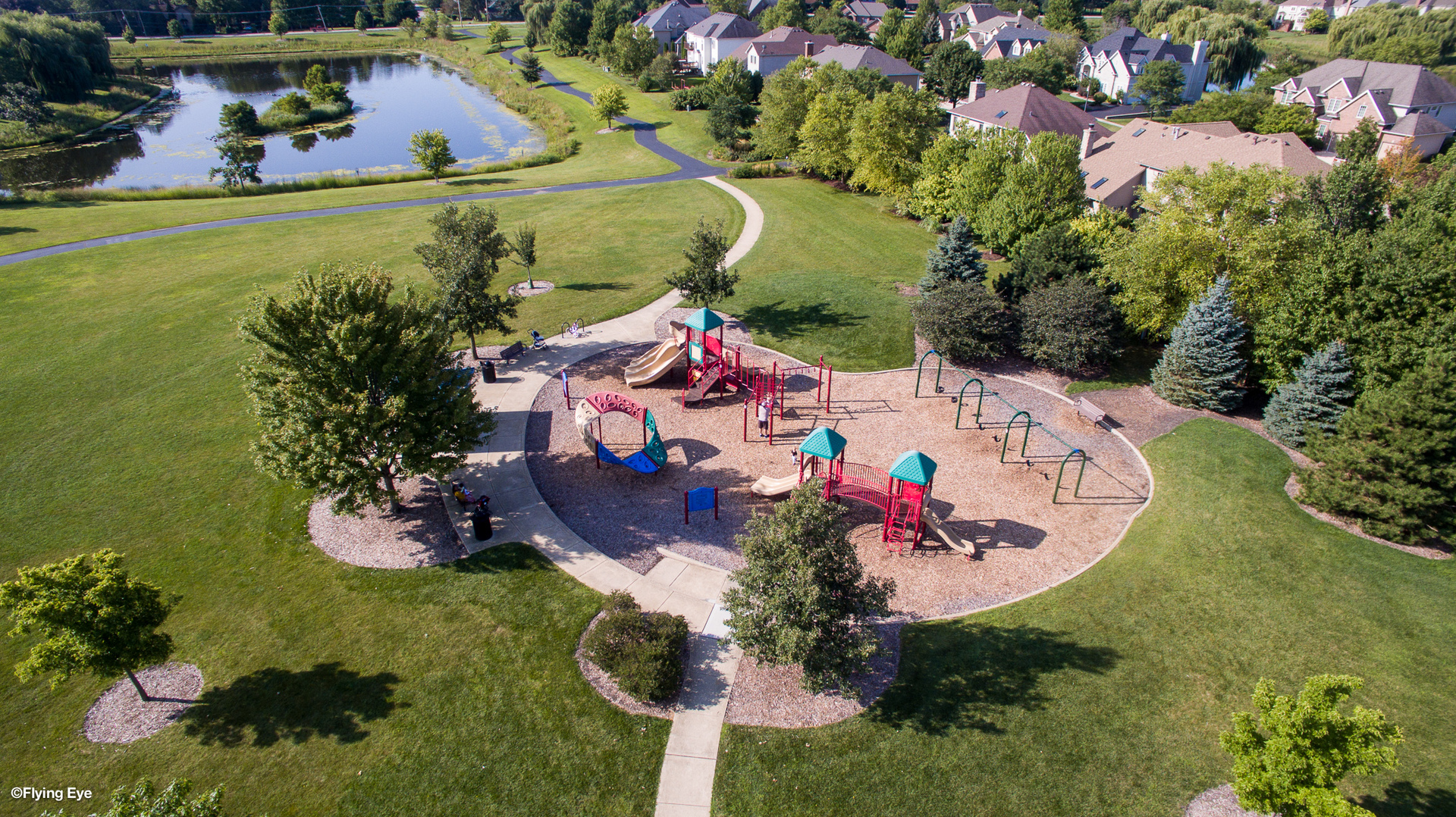 3519 Vanilla Grass Drive Naperville, IL 60564 - Photo 41 of 48 an aerial view of a house with outdoor space