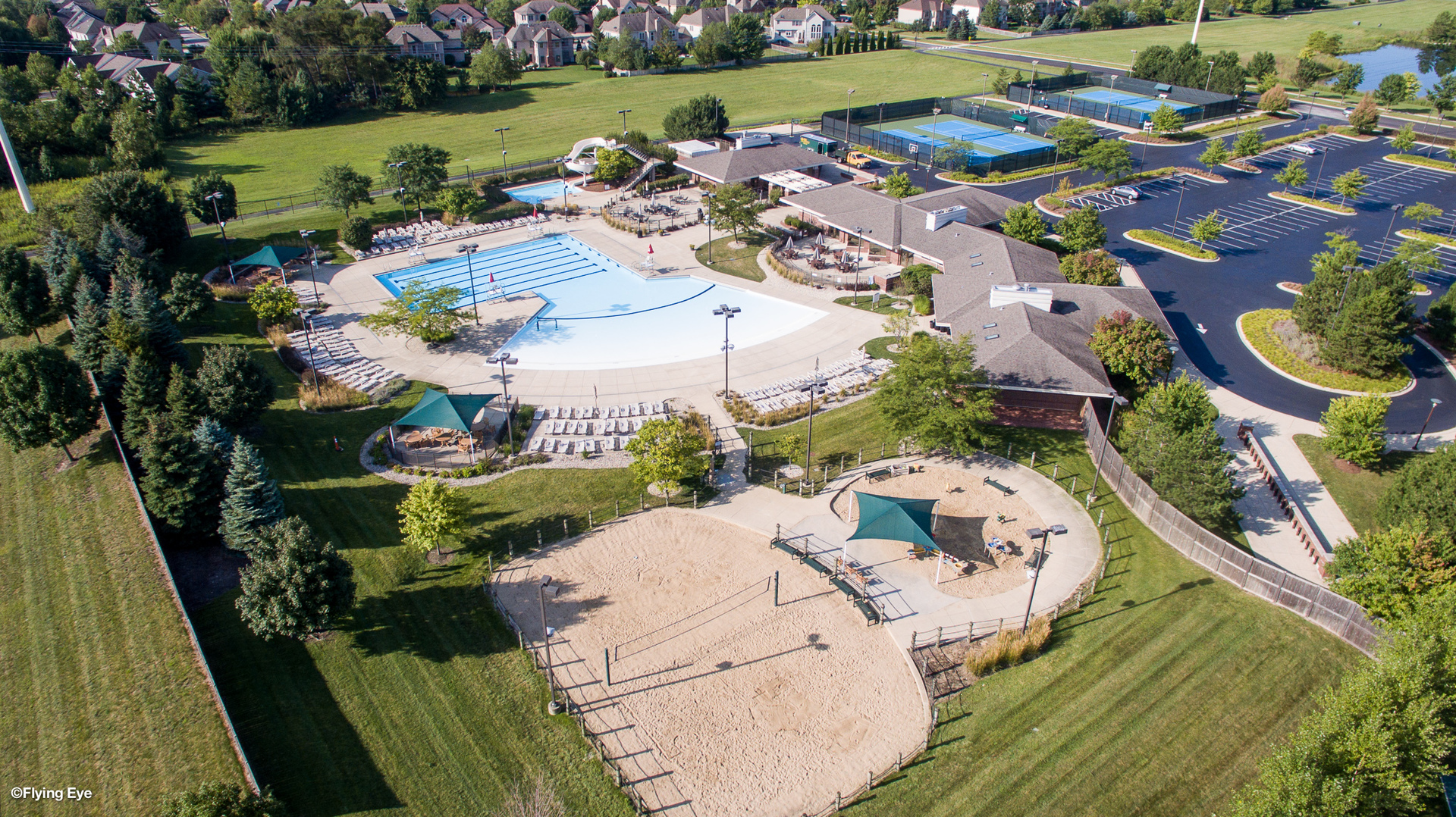 3519 Vanilla Grass Drive Naperville, IL 60564 - Photo 44 of 48 an aerial view of a house with a lake view