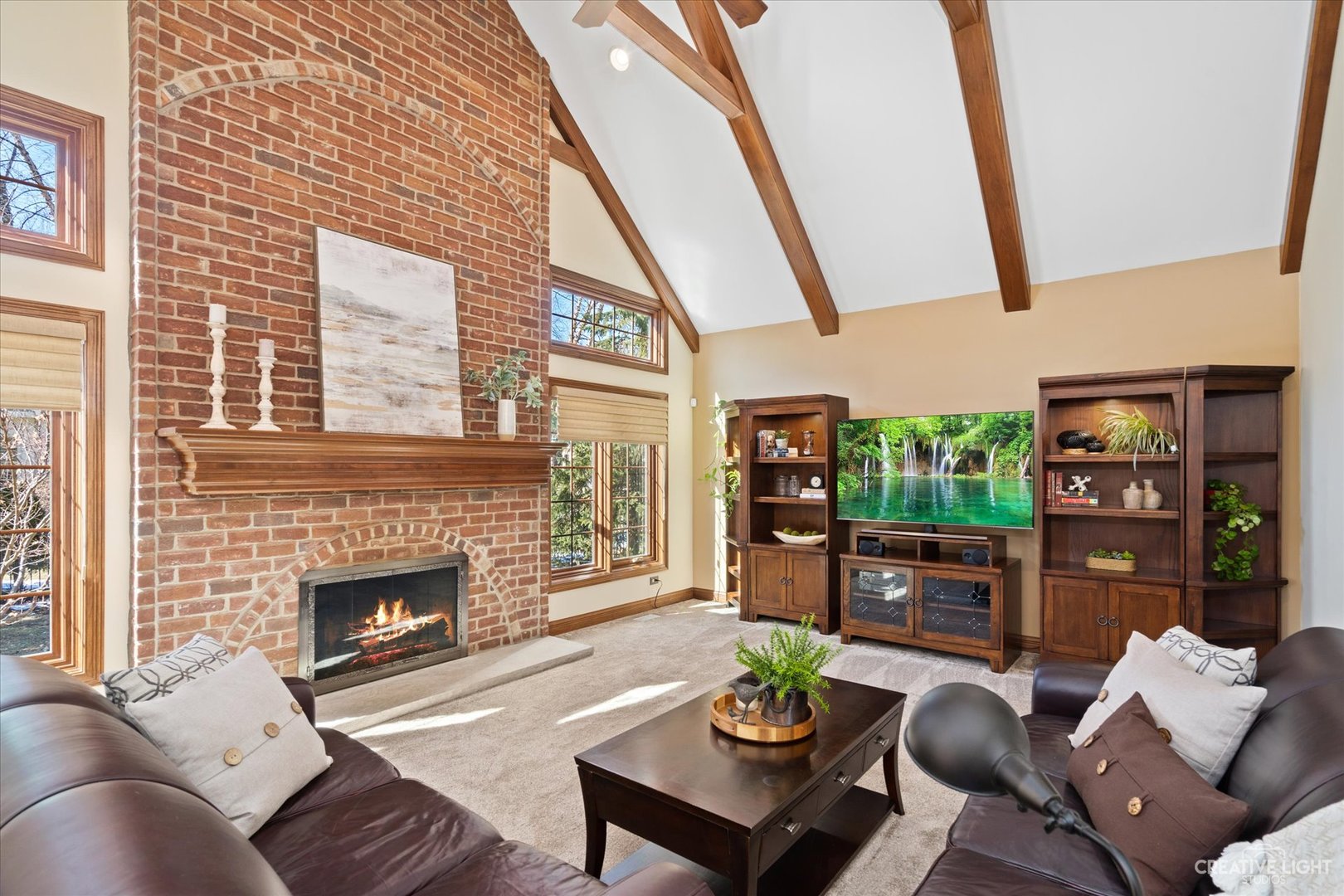3519 Vanilla Grass Drive Naperville, IL 60564 - Photo 9 of 48 a living room with furniture and a fireplace