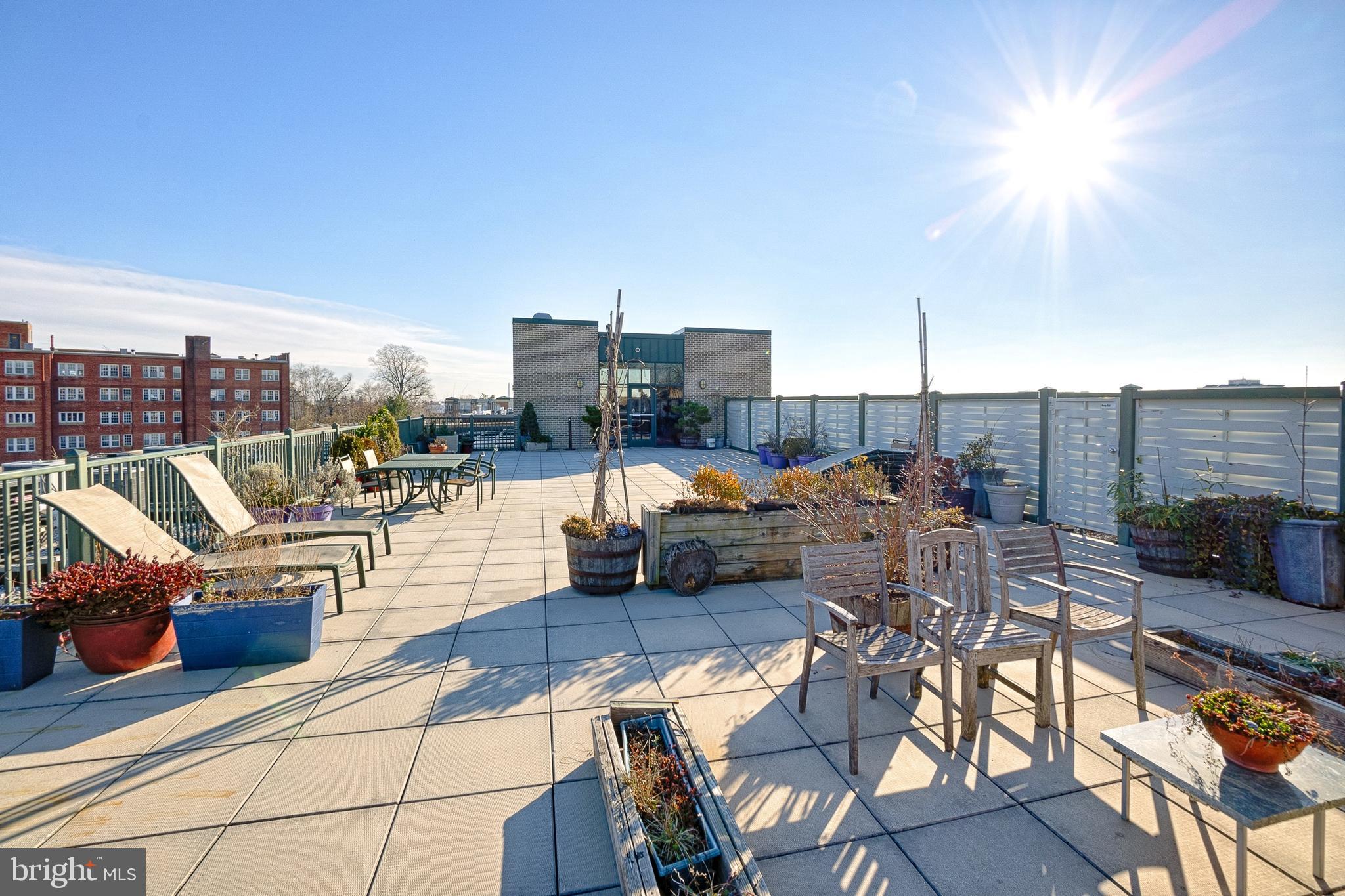 1701 Kalorama Road Northwest, Unit 201 Washington, DC 20009 - Photo 26 of 31 Rooftop Terrace