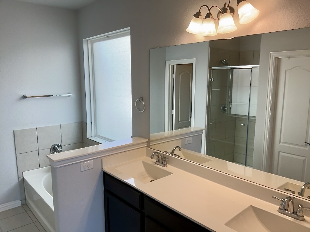 209 Penna Lane Georgetown, TX 78628 - Photo 9 of 19 a bathroom with a sink and a mirror