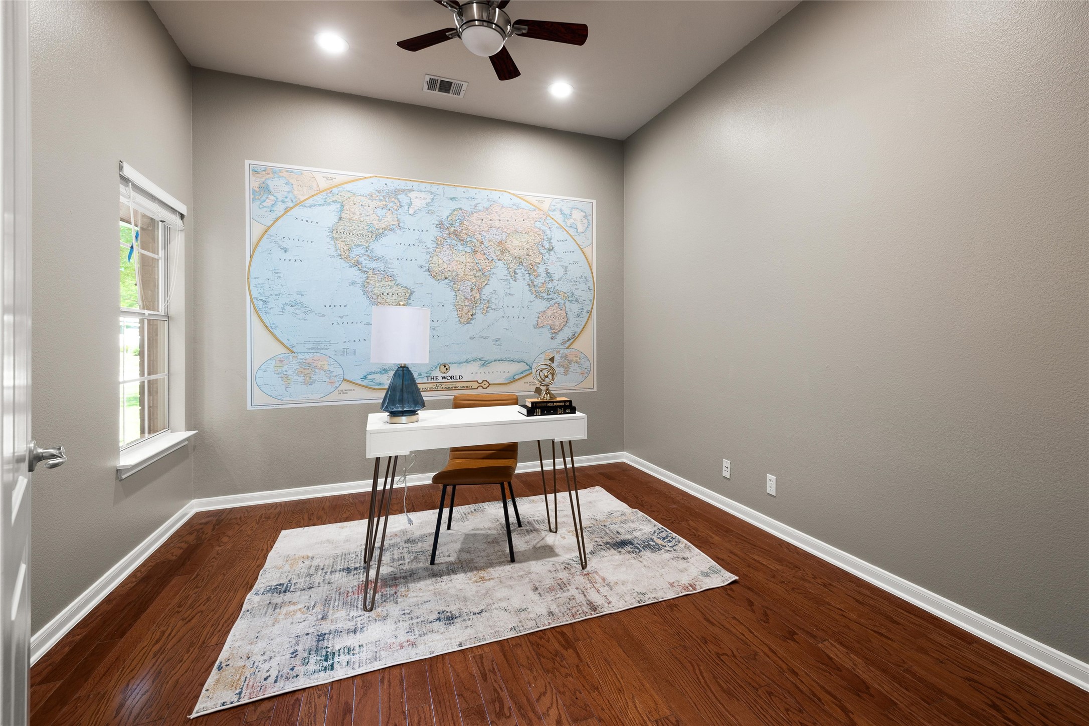 100 Stratton Court Austin, TX 78737 - Photo 6 of 38 The dedicated office features French doors for privacy.