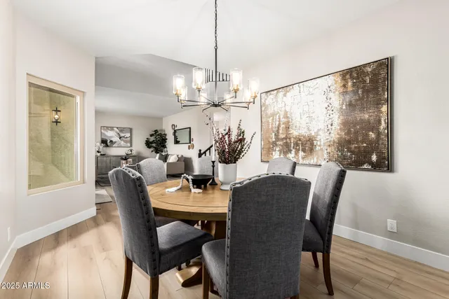 a kitchen with a sink stove and refrigerator