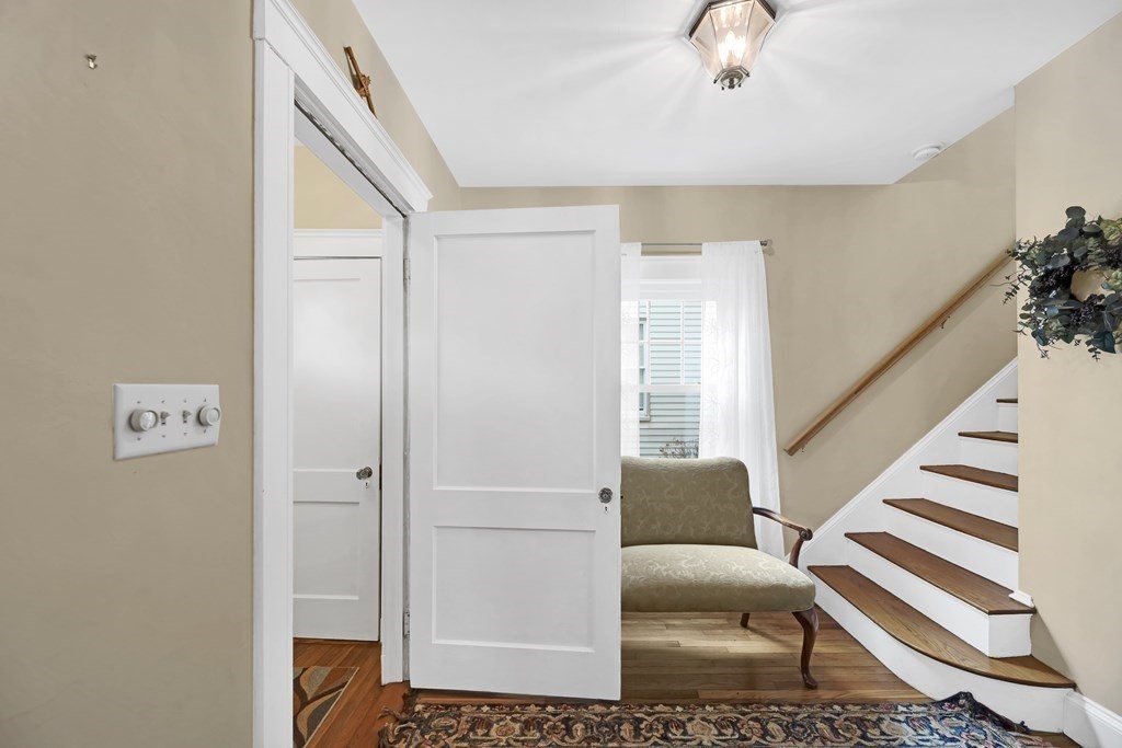 192 Maple Street Boston, MA 02132 - Photo 3 of 24 a view of entryway with workspace and window
