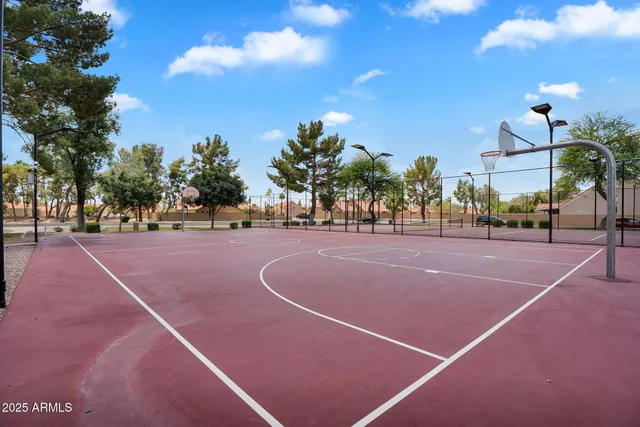 a view of a tennis court