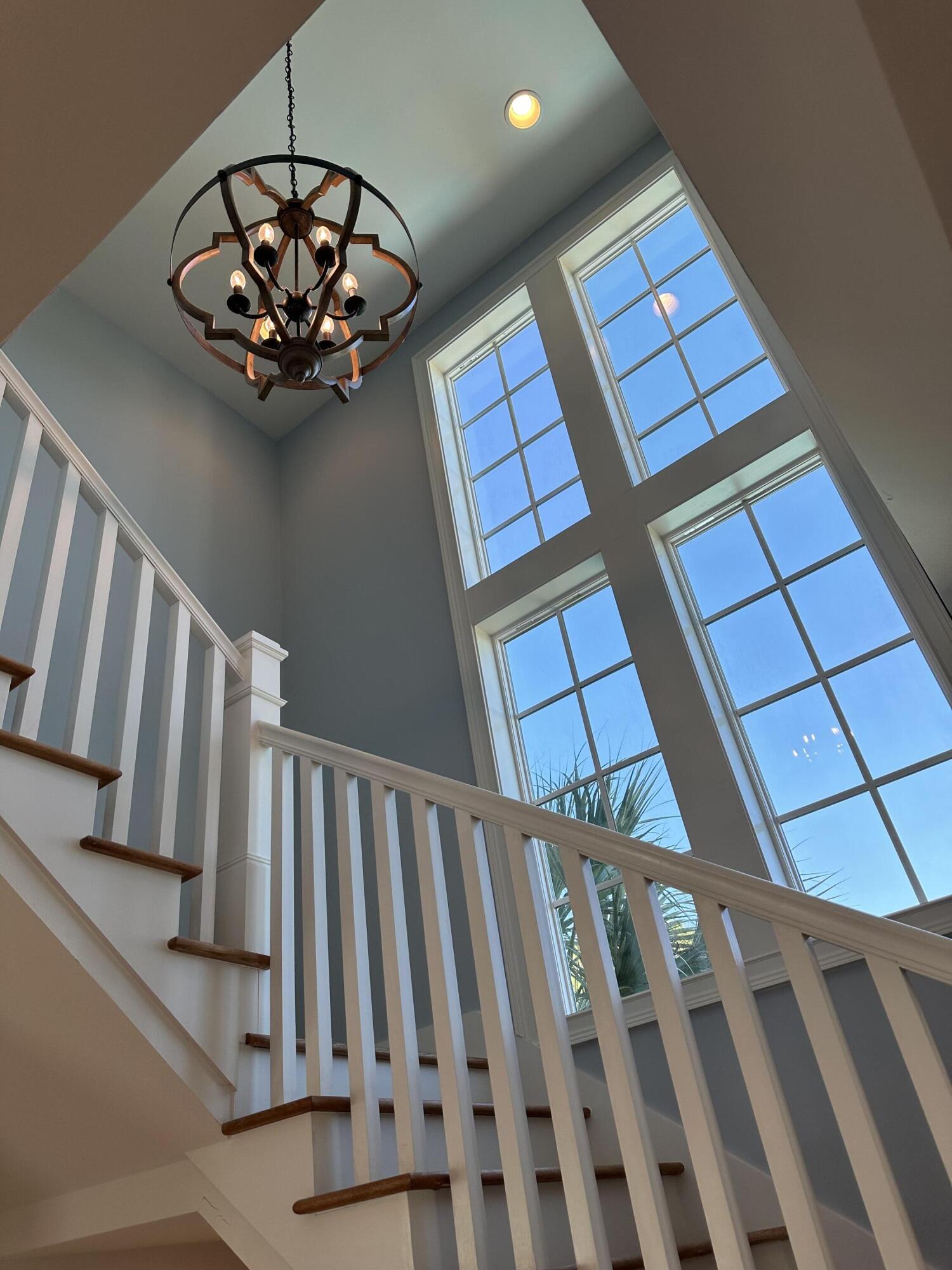 28 Maritime Way Santa Rosa Beach, FL 32459 - Photo 22 of 25 a view of staircase with railing and white walls