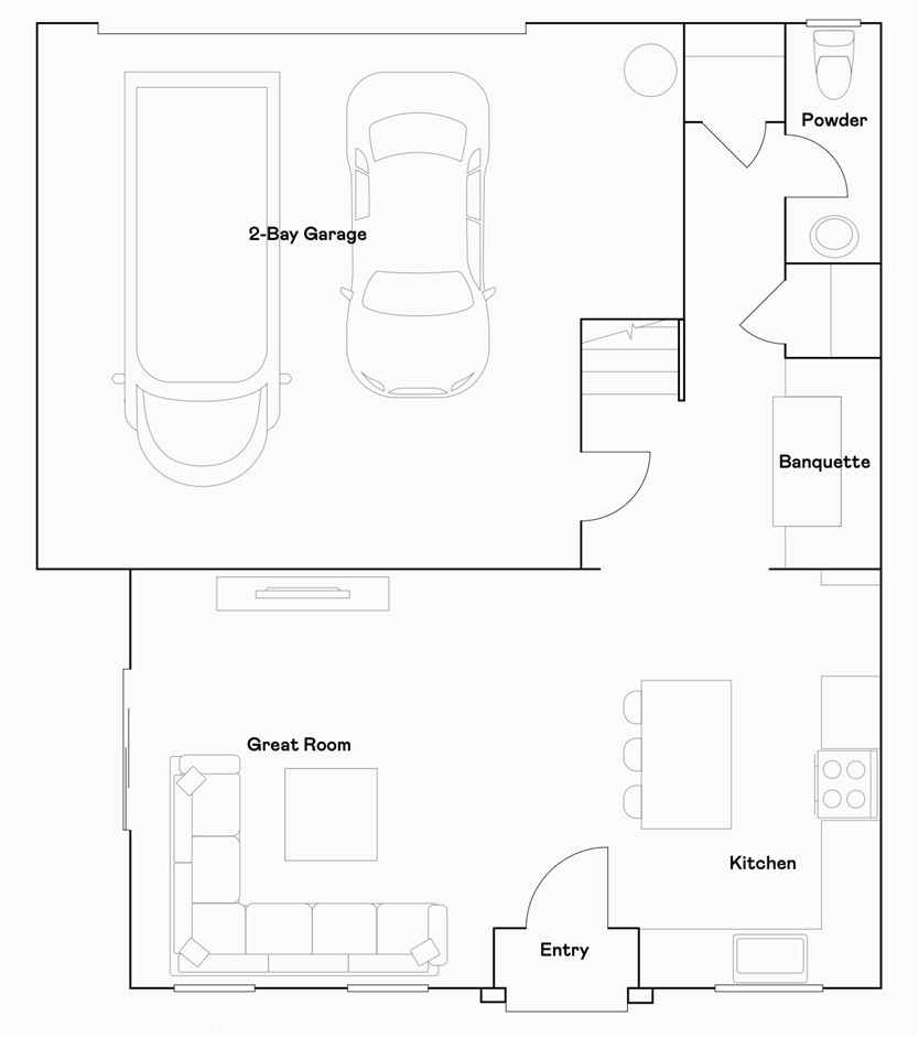 1743 Phantom Lane Rialto, CA 92376 - Photo 25 of 26 Residence 1 - level 1 floorplan
