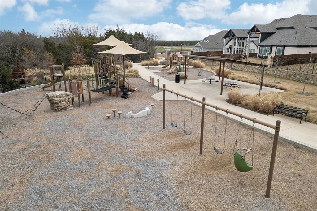 547 Embargo Drive Fate, TX 75189 - Photo 34 of 36 a view of a terrace with sitting area
