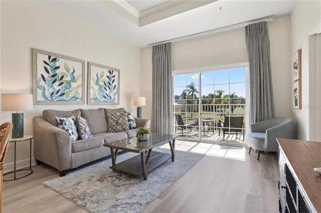 a view of a balcony with chairs