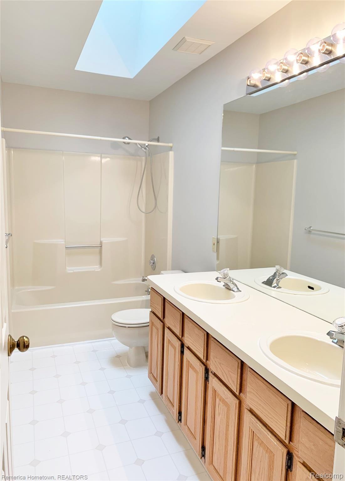 46727 Doubletree Road Canton, MI 48187 - Photo 15 of 22 This full bath upstairs AND the master bath upstairs were being considered for renovations prior to going on the market. We decided against it as they are simply in outstanding condition. You could redo them if you WANT but they certainly don't NEED it.