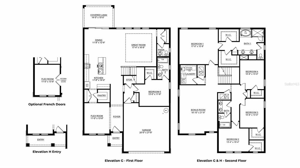 17688 Acorn Drop Road Land O Lakes, FL 34638 - Photo 15 of 15 a picture of a floor plan