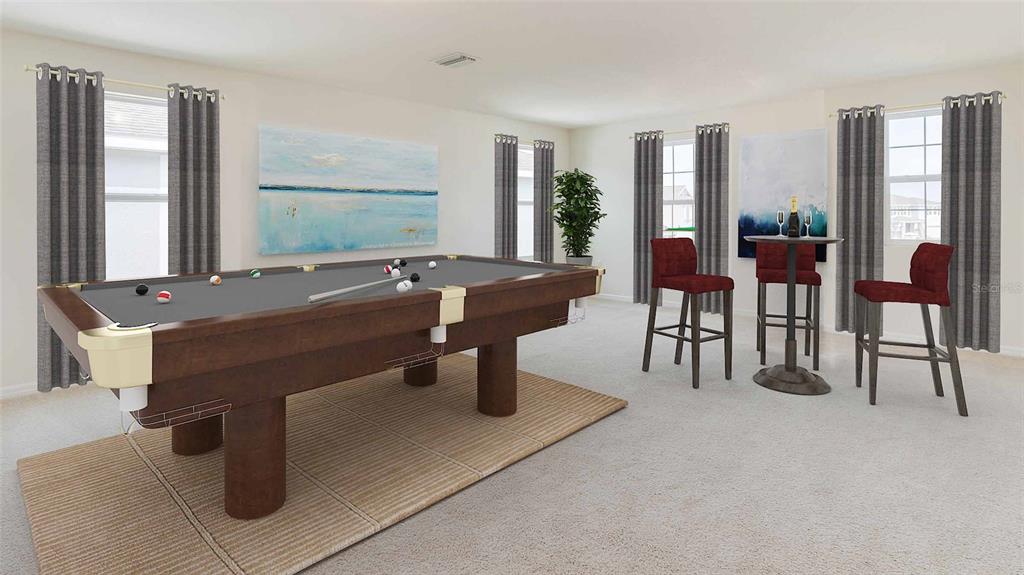 17688 Acorn Drop Road Land O Lakes, FL 34638 - Photo 9 of 15 a room with pool table and windows