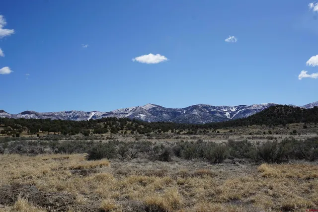 a view of a lake and a mountain