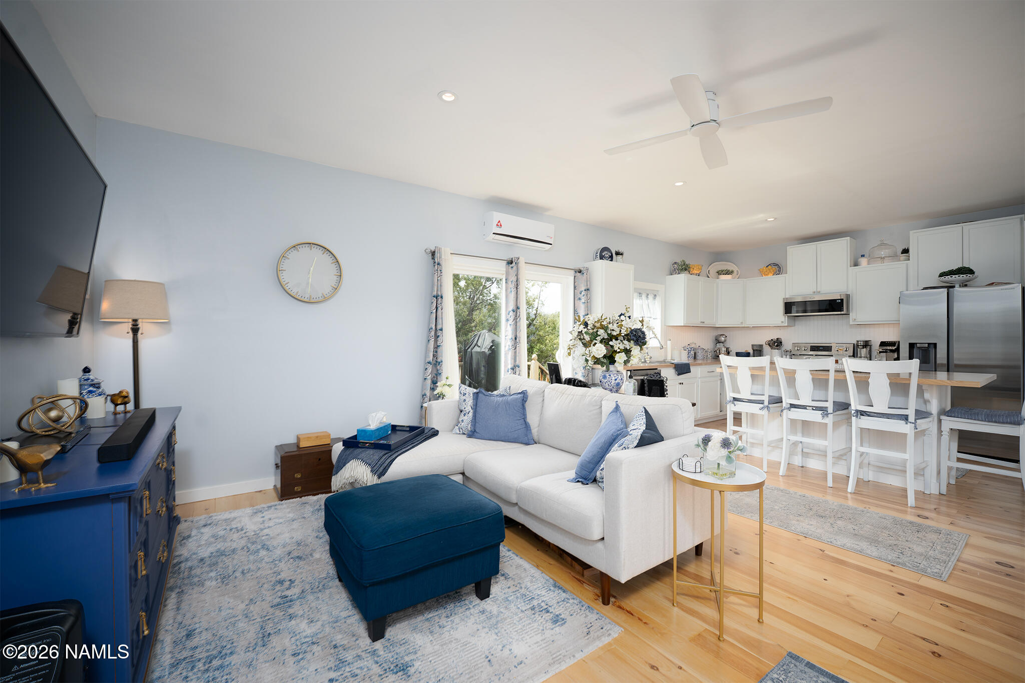 2576 Roberts Road Ash Fork, AZ 86320 - Photo 12 of 21 2520 W Roberts_Living Room Angle Kitchen