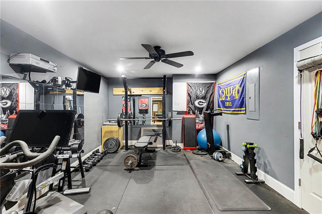 7284 Demeter Atlanta, GA 30349 - Photo 32 of 33 a view of a room with gym equipment