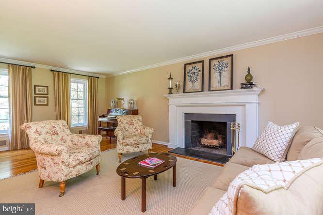 211 South Fairfield Road Devon, PA 19333 - Photo 11 of 40 Fireside living room