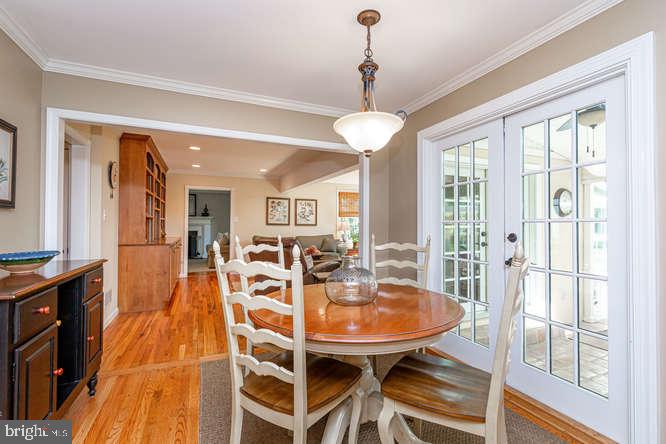 211 South Fairfield Road Devon, PA 19333 - Photo 21 of 40 French doors leading to a screened in porch