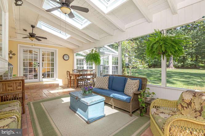 211 South Fairfield Road Devon, PA 19333 - Photo 23 of 40 Large screened in porch for sitting...