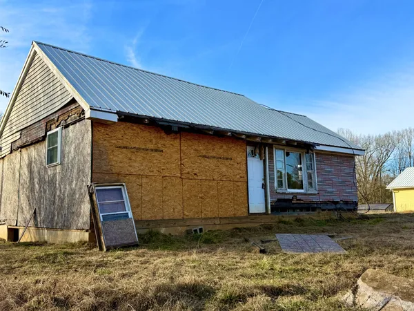 a view of a door of house