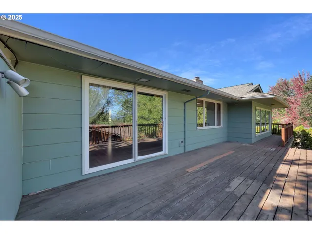a view of outdoor space and deck