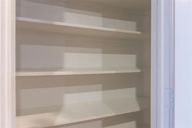 a close view of closet