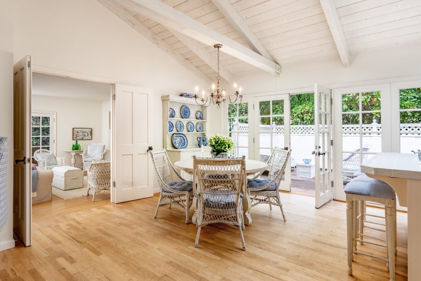 2952 Stevenson Drive Pebble Beach, CA 93953 - Photo 8 of 23 a view of a dining room with furniture window and wooden floor
